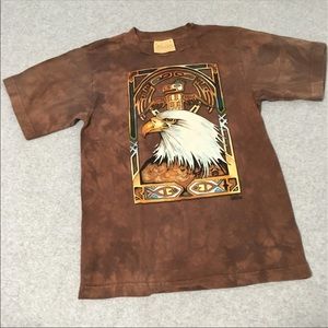 The Mountain Eagle Child Top Tshirt Size Large Brown